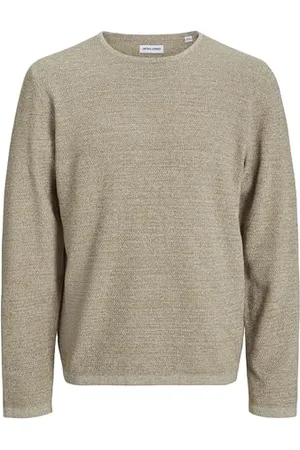 JACK & JONES Jjegeorge Knit Crew Neck Noos Maglione Lavorato a Maglia, , M Uomo