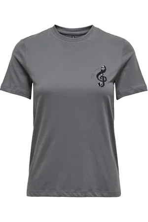 ONLY Onlkita Life Reg S/S Notes Top Box Jrs T-Shirt, , M Donna
