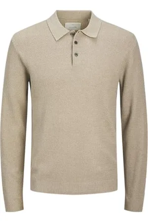 JACK & JONES Jprcccooper Knit Polo LS, , S Uomo