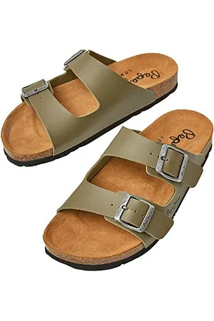 Pepe Jeans Oban Classic 3 W, Sandalo Donna, Verde (verde kaki foresta), 38 EU