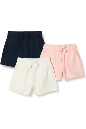 Amazon Pantaloncini Facili da Indossare Bambine e ragazze, Pacco da 3, , 5 anni