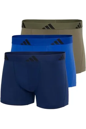adidas Herren Unterwäsche Boxershorts 3er Pack-Trunk (3pk) -Active Flex Cotton Boxer a Pantaloncino, Assorted_4am002, L Uomo