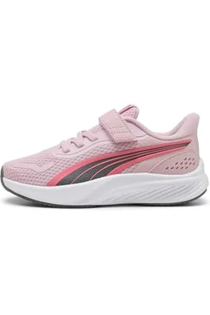 PUMA Pounce Lite AC+ PS, Scarpe da Ginnastica, Rose Mauve-Magic Rose White, 34.5 EU