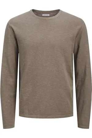JACK & JONES Jjesummer Knit Crew Neck SN Maglione Lavorato a Maglia, , L Uomo