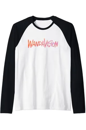 Marvel WandaVision 90s Logo Maglia con Maniche Raglan