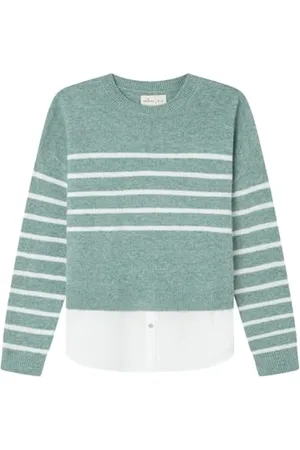 Springfield 3.t.AP.Sweater Elastan Bimateria Jersei, , S Donna