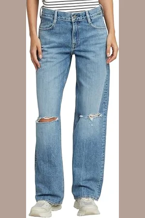 G-Star Judee Low Waist Loose Jeans, Jeans Donna, (Faded False bay Destroyed D22889-e019-h085), 25W / 28L