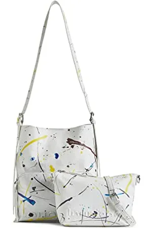 Desigual Bag, Borsa Splat_BUTÁN W 2004 Silver Donna, , Taglia Unica