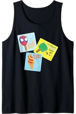 Marvel Spider-Man & Avengers Summer Beach Ice Cream Treats Canotta