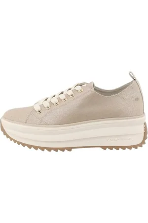 TOM TAILOR 5390910016, Scarpe da Ginnastica Donna, Gold, 40 EU