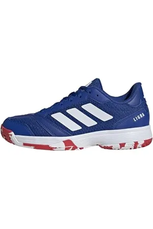 adidas Ligra 8 Kids Indoor Shoes, Scarpe, Royal Blue/Cloud White/Pure Ruby, 23 EU