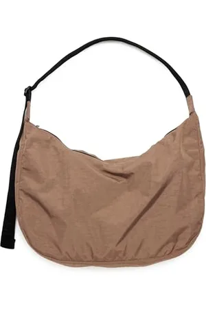 Baggu Borsa a mezzaluna grande in nylon - Cacao, Cacao, Taglia unica