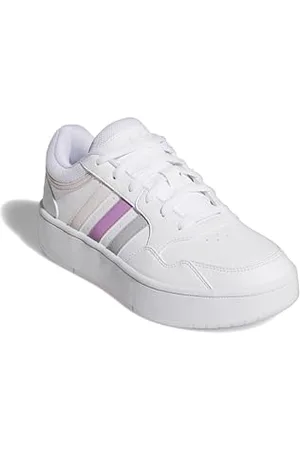 adidas Hoops 3.0 Bold Shoes, Scarpe Donna, Cloud White/preloved Purple/Almost Pink, 43 1/3 EU