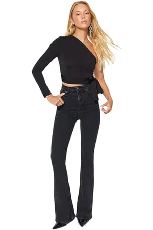 Trendyol Jeans Flare Donna, , 74 IT