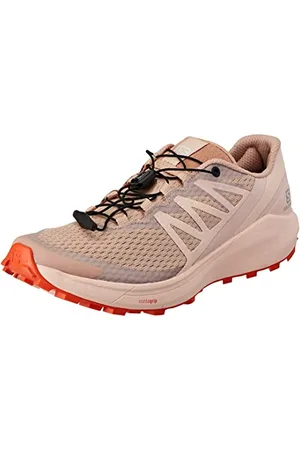 Salomon Shoes Sense Ride 4, Scarpe da Trail Running Donna, Sirocco Peachy Keen Red Orange, 44 EU