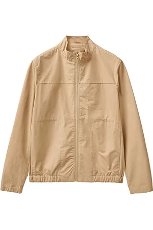 Benetton Giubbino 2W3LUN01W Giacchetto Leggero di Cotone, , XL Uomo