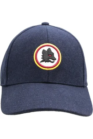 As Roma Cappello Baseball Feltro Ricamo Lupetto 100% PL Roma 163504