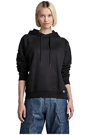 G-Star Donna RAW. Graphic Hooded Sweater, (dk black D22729-D277-6484), XS