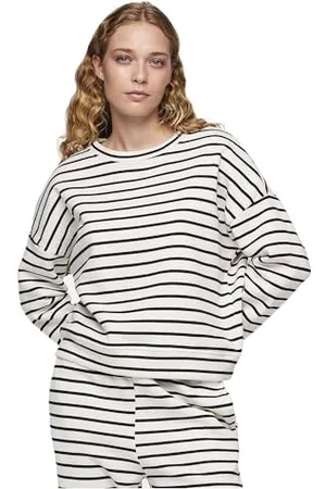 Pieces® PCCHILLI LS Sweat Stripes Noos Maglia di Tuta, , XS Donna