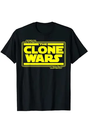 STAR WARS : The Clone Wars Logo Maglietta