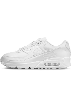 Nike Wmns Air Max 90, Sneaker Donna, White/White-White, 41 EU