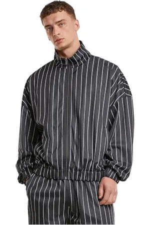 Urban classics Tb7382-pinstripe Trackjacket Maglia di Tuta, , S Uomo