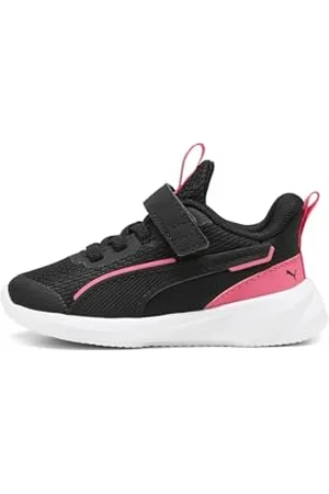 PUMA Flyer 3 AC+ Inf, Scarpe da Ginnastica Unisex-Bimbi 0-24, Black Magic Rose White, 25 EU