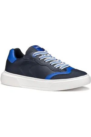 Geox J NETTUNO Boy A, Scarpe da Ginnastica, Navy/Royal, 39 EU