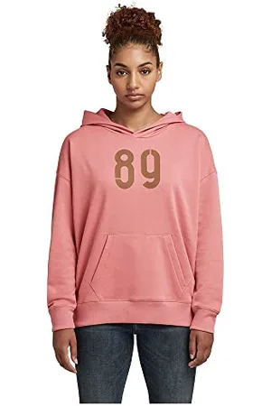 G-Star Donna Graphic Back Snaps Hoodie, (dusty rose D20429-A613-3479), XS
