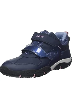 Geox J Baltic B Girl Abx, Scarpe Bambine e ragazze, Blu/Rosa (Navy/Pink), 25 EU