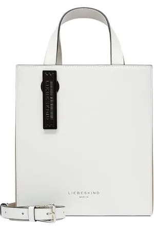 liebeskind Carter Bi-Color Paperbag S Offwhite, Tote Donna, , S