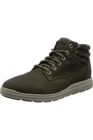 Geox U Hallson A, Stivaletti Uomo, Grigio (Anthracite), 46 EU