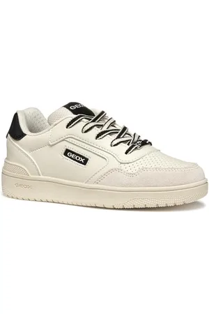 Geox J WASHIBA Boy D, Scarpe da Ginnastica, White, 39 EU