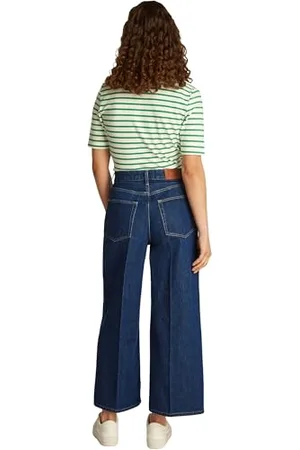 Tommy Hilfiger Donna Jeans Wide Leg Ace Vita Alta, Blu (Ace), 30W/25L