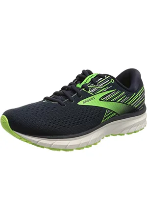 Brooks Defyance 12 1103801B487, Scarpe da Corsa Uomo, Peacoat/Airone/Geco Verde, 41 EU