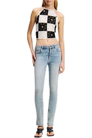 Karl Lagerfeld High Rise Skinny Denim Jeans, , 29W x 30L Donna