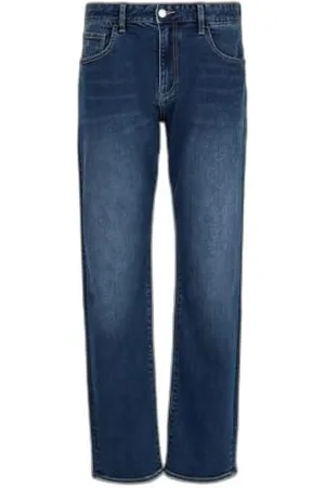 Armani Exchange J13 Slim Fit Comfort Cotton Denim Pants, Jeans Uomo, Indigo Denim