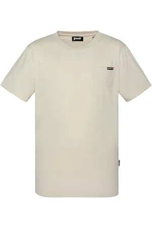 Schott NYC Tskea1 Maglietta, (off-White), M Uomo