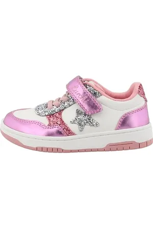 Lurchi 95L0103005, Scarpe da Ginnastica, Rose-Silver Glitter, 31 EU Larga