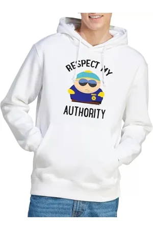 South Park Respect Hoodie Felpa con Cappuccio, (Athletic Heather), XXL Unisex-Adulto