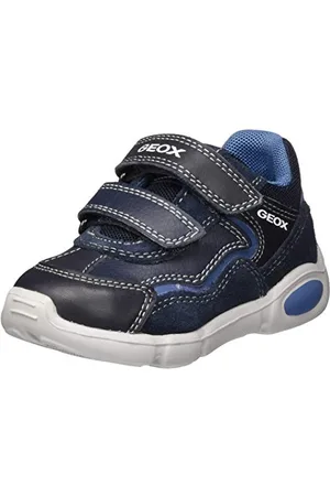 Geox B PILLOW BOY A First Walker Shoe Bambino,Blu (Navy/Avio), 19 EU
