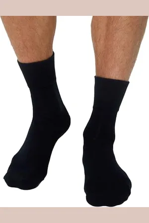 Nur Die Wellness Socken 2er Pack Herren mit Gepolsterter Sohle Komfortbund Weiche Baumwolle Hoher Bund (Gr. 39-46) Calzini, , 52 Uomo