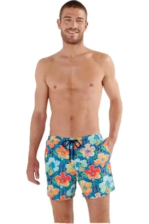 Hom Dino-Costume da Bagno Pantaloncini da Bordo, , M Uomo