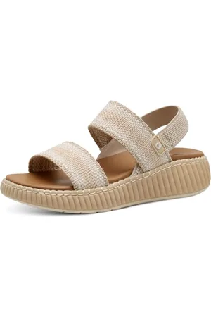 Jana Damen Flache Sandale Vegan, Bassi Donna, , 38 EU