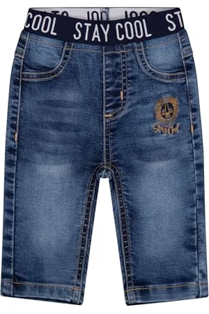 Salt & Pepper BY KIDS PARK Weiche Jungen Baby Jeans mit Stickerei, , 80 Bimbo