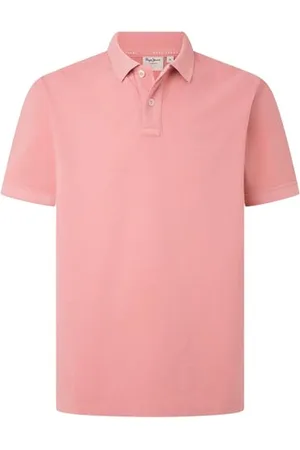 Pepe Jeans New Oliver Gd, Polo a maniche corte Uomo, (Ash Rose Pink), XS