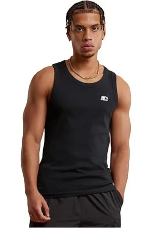 STARTER BLACK LABEL St430-starter Rib Tank Top T-Shirt, , XL Uomo