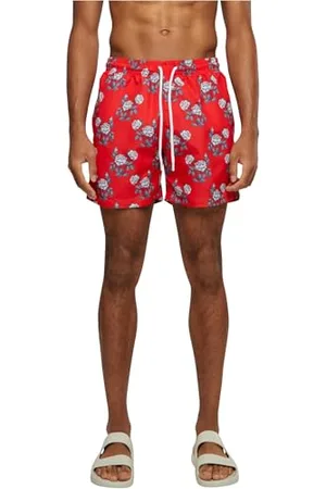 Urban classics Pantaloncini da Nuoto con Motivo Costume da Bagno, , M Uomo