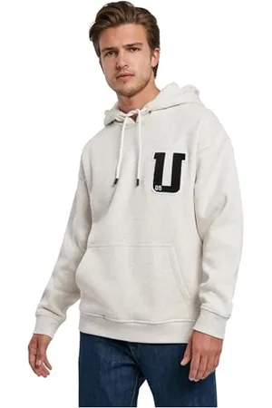 Urban classics Tb3810-oversized Frottee Patch Hoody Felpa con Cappuccio, , S Uomo