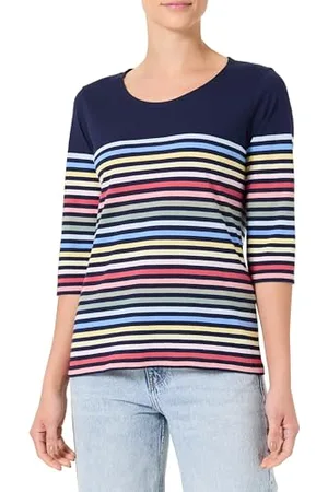 Armor.lux Armor Lux Marinière Légère 10 Couleurs À Manches 3/4 et col Bateau Femme Maglione, , M Donna